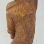 Vintage & Original Hand Carved Man African Caribbean Wood Statue Folk Art Haiti