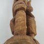 Vintage & Original Hand Carved Man African Caribbean Wood Statue Folk Art Haiti