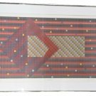1979 Signed Drummel - Red Embracement - 15/15 Serigraph GEOMETRIC ABSTRACT Art