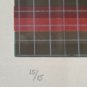 1979 Signed Drummel - Red Embracement - 15/15 Serigraph GEOMETRIC ABSTRACT Art