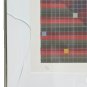 1979 Signed Drummel - Red Embracement - 15/15 Serigraph GEOMETRIC ABSTRACT Art