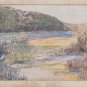 1983 Signed Lydia Forte Santiago Framed Original Landscape Watercolor Painting