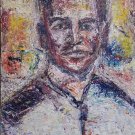 Original James Ryder Murphy PORTRAIT Abstract Acrylic Painting on Canvas