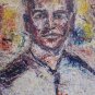 Original James Ryder Murphy PORTRAIT Abstract Acrylic Painting on Canvas
