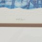 Hand Signed Amram Ebgi City of Jaffa 168/950 Embossed Judaica Art Litho Print