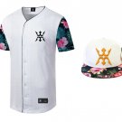 (1) NEW MIGGY TROPICAL FLORAL HAT & BASEBALL JERSEY SMALL Miguel Cabrera Miggy24 (1) NEW MIGGY TROPICAL FLORAL HAT & BASEBALL JERSEY SMALL Miguel Cabrera Miggy24