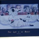 1993 RARE HALESSIE - THEIR LIGHT IS OUR BEACON - FRAMED BLACK ART POSTER PRINT 1993 RARE HALESSIE - THEIR LIGHT IS OUR BEACON - FRAMED BLACK ART POSTER PRINT
