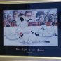 1993 RARE HALESSIE - THEIR LIGHT IS OUR BEACON - FRAMED BLACK ART POSTER PRINT