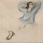 1980 RC Gorman Navajo Jeanette Native American Indian Woman Bayard Gallery Print