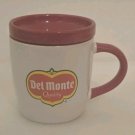 Rare (1) NEW Del Monte Tomato Logo Advertisement White Collectible Coffee Mug