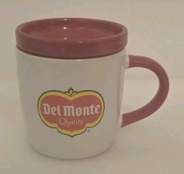 Rare (1) NEW Del Monte Tomato Logo Advertisement White Collectible Coffee Mug
