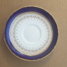 Royal Worcester England REGENCE Blue Porcelain Demitasse Saucer Fine Bone China Royal Worcester England REGENCE Blue Porcelain Demitasse Saucer Fine Bone China