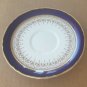 Royal Worcester England REGENCE Blue Porcelain Demitasse Saucer Fine Bone China
