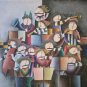 Signed J. Roybal Children Playing Musical Instruments Symphony Large Painting