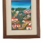 Rare 1984 Original Alfredo Linares La Palma Painting El Salvador - Galeria 1-2-3