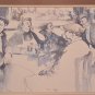 Rare & Signed Jonas Gerard - TIME OFF - 6/300 Framed Color Lithograph Art Print