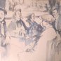 Rare & Signed Jonas Gerard - TIME OFF - 6/300 Framed Color Lithograph Art Print
