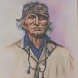 (2) Vintage & Hand Signed By Robert Carter Native American Indian Framed Prints