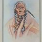 (2) Vintage & Hand Signed By Robert Carter Native American Indian Framed Prints