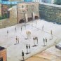 Original & Signed MOSHE KATZ Wailing Wall Jerusalem, Israel Judaica Art Painting