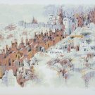 Signed Shmuel Katz Ltd. Ed. 126/250 Jerusalem Cityscape Judaica Litho Art Print