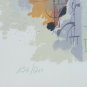 Signed Shmuel Katz Ltd. Ed. 126/250 Jerusalem Cityscape Judaica Litho Art Print