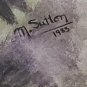 Original & vintage Marion Mimi Sutton Floral Watercolor Painting DeLand Florida