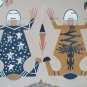 Rare Joe Smith "Father Sky, Mother Earth" Navajo Yeis Sand Painting Framed Art
