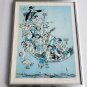 1980 Signed Jovan Obican Flying Carpet Judaica Jewush Israeli Art Poster Print