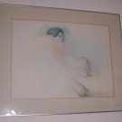 1970's R.C Gorman Navajo "The Dancer" Native American Indian Woman Art Print