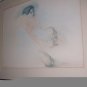 1970's R.C Gorman Navajo "The Dancer" Native American Indian Woman Art Print
