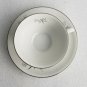 (1) Royal Heiden RHE3 TEA CUP & SAUCER Aqua Gray Flowers Bavaria Germany China