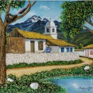 1996 Jose Arganis Zerpa Mixed Media Latino Hispanic Art Painting South America