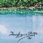 1996 Jose Arganis Zerpa Mixed Media Latino Hispanic Art Painting South America