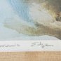 Rare Signed Jonas Gerard - Horizons Edge 54/350 Young Girl Color Litho Art Print