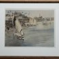 William Russell Flint "Holiday After Ramadan" Hand Signed Ltd Ed Lithograph Art