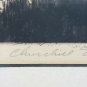 Signed Churchill Ettinger Mallard Duck Goose Framed Art Etching Maine Vermont