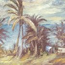 WOW! Rare Original & Signed E. Willentz Haitian Caribbean Landscape Art Painting WOW! Rare Original & Signed E. Willentz Haitian Caribbean Landscape Art Painting