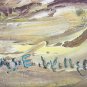 WOW! Rare Original & Signed E. Willentz Haitian Caribbean Landscape Art Painting