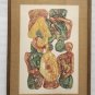 Signed 1976 Amy Goldman - Source - Colored Etching Color Proof Art Print