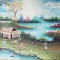 1998 Jairo Garcia Latino Hispanic Art Landscape Painting Nicaragua South America