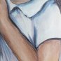 Our Father - African American Girl Mixed Media Art Oil Painting - Frank Walcutt