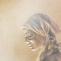 Rare Signed Woman Shabbat Shabbos Candles Judaica Jewish Israel Hebrew Art Print
