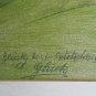 WOW! Hand signed & titled A. Gluck German Landscape Art Antique Print - Germany