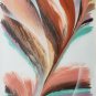 Original & Signed Dom Mingolla Large Abstract Art Colorful Watercolor Painting