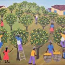 1999 Signed GONDIM Haitian Naif Folk Art Caribbean South America Painting