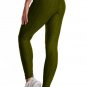 (1) Lyte Yoga Gym Sexy Butt Lifting Hi Waist Tummy Concealer GREEN Leggings (S)