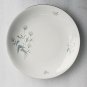 (4) Royal Heiden RHE3 Dinner Plates Aqua & Gray Flowers Bavaria Germany China