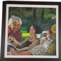 Original 1991 Signed PAUL FERNANDEZ CAROL  on canvas SEVENARTS GALLERY OWNER, CT