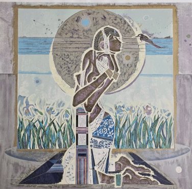 1989 Framed & Signed LU HONG - JUNE BRIDE - 155/300 Serigraph Art Print